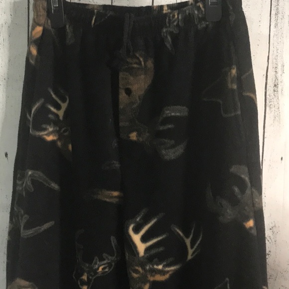 Fun Boxers deer print camouflage hunting soft fleece lounge pants L - Picture 2 of 8